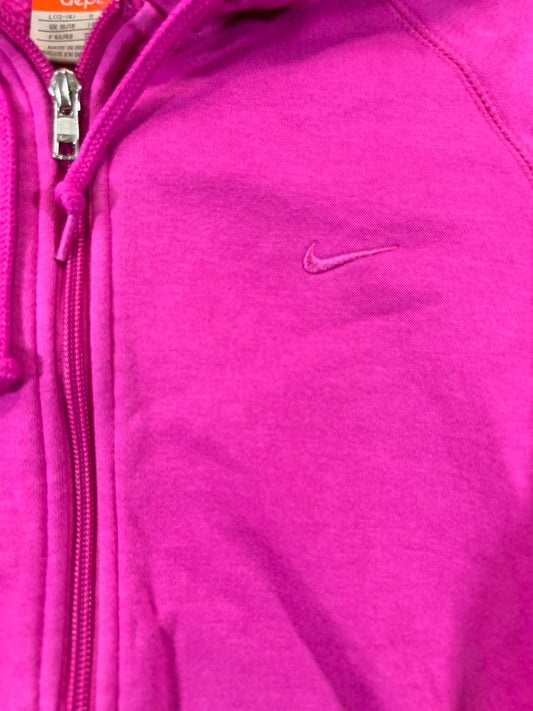 Nike Athletic Dept. youth large Pink Full Zip Hoodie