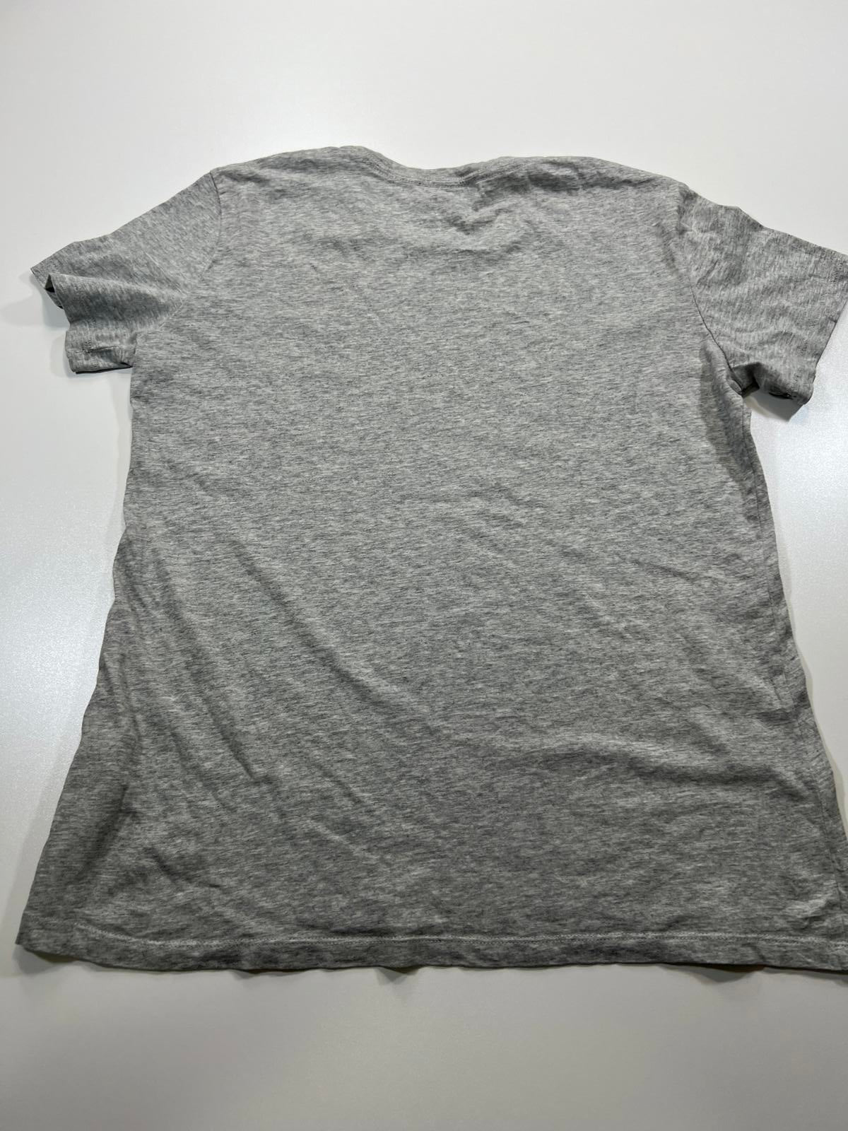 Diesel Grey Women's T-Shirt with Lipstick Embroidery