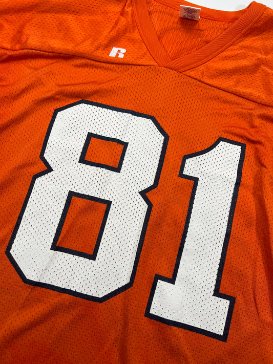 Men's Clemson college Orange Football Jersey Size Large #81