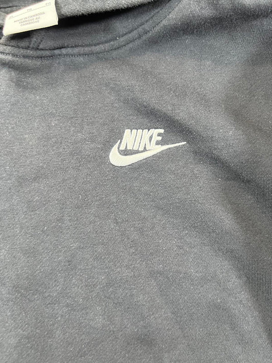 Nike Black Hoodie Sweatshirt with Logo Youth XL