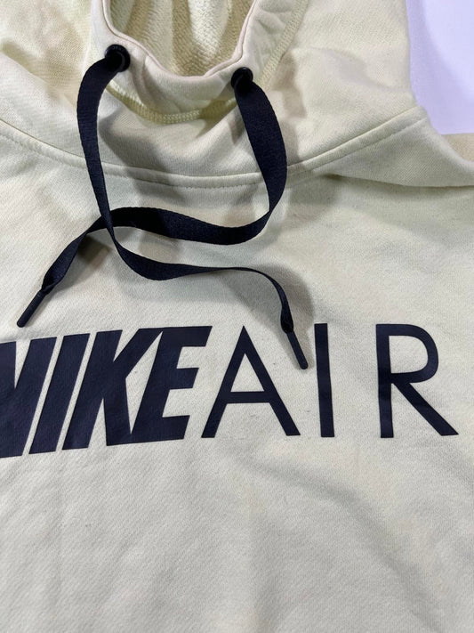 Nike Air Yellow Hoodie Sweatshirt Medium
