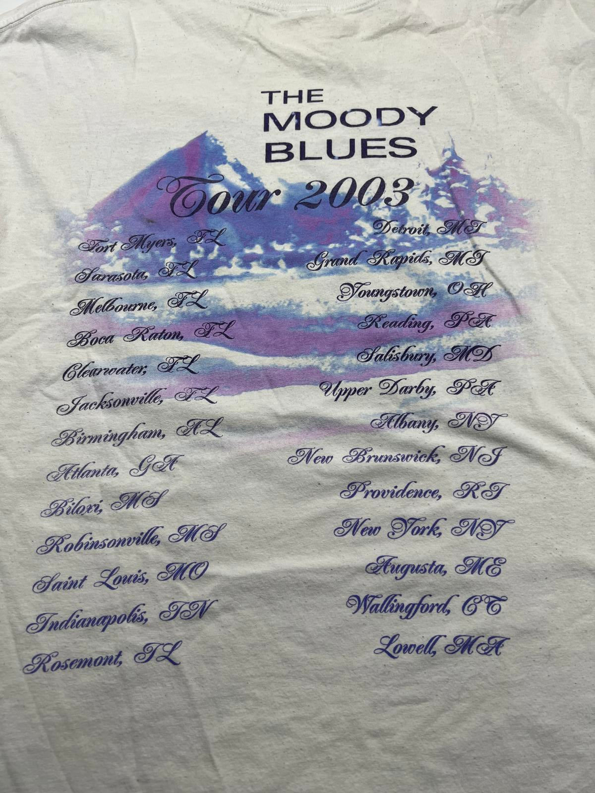 2003 The Moody Blues December Tour Vintage T-Shirt