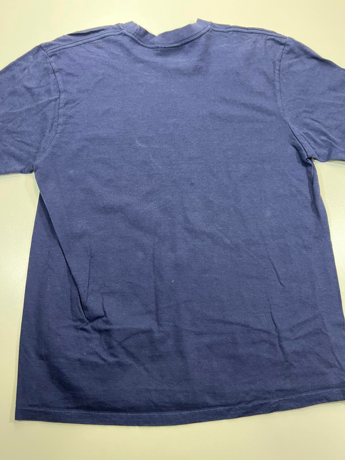 Vintage Men's Nike Graphic T-Shirt Blue Size Medium
