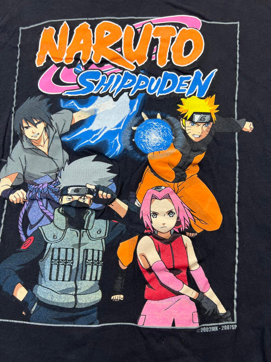 Retro Naruto Shippuden Graphic T-Shirt size small