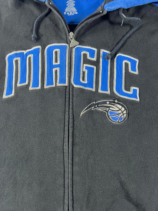 Retro Adidas Orlando Magic Zip-Up Hoodie XXL
