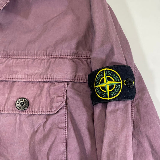 Stone Island Garment Dyed Overshirt Plum sz. L