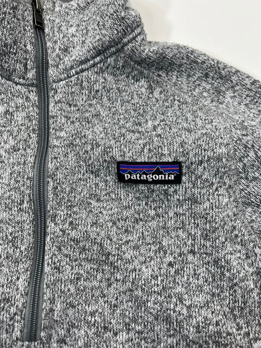 Patagonia Women's Grey Half-Zip Fleece Sweater XS