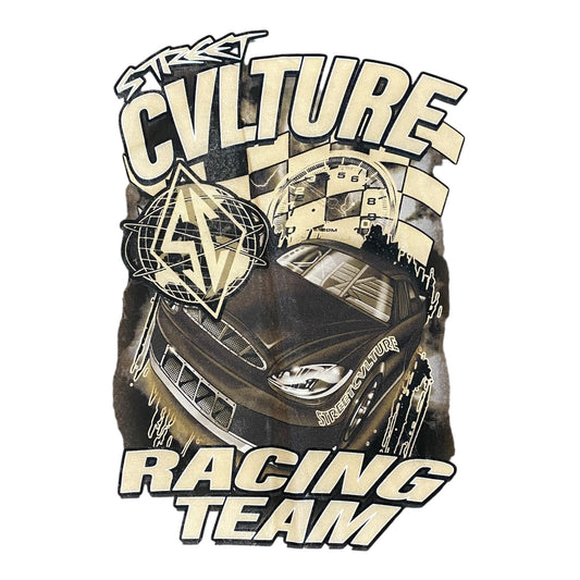 Custom Cvlture Racing Acid Wash Graphic Shirt
