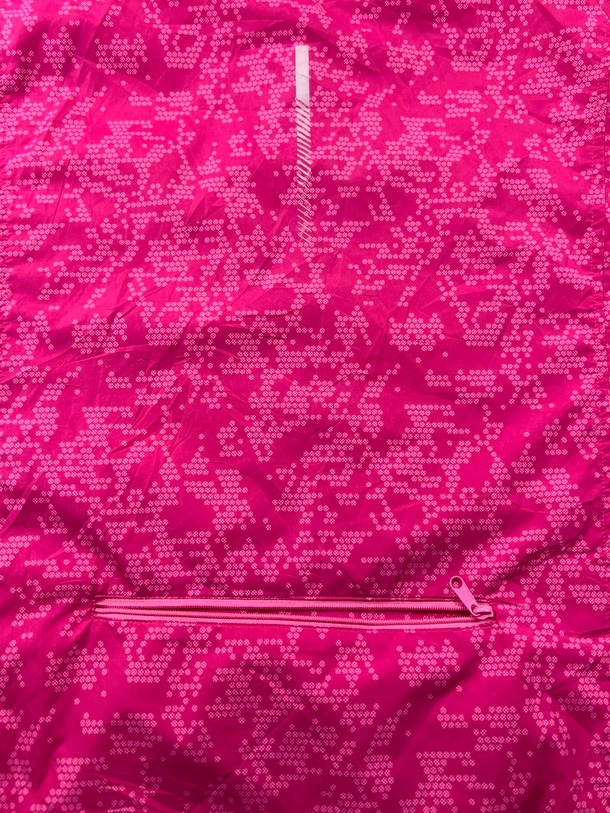 Asics Pink Hooded Lightweight Running Jacket Large womens