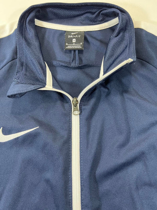 Nike Dri-FIT Navy Blue Full-Zip Athletic Jacket