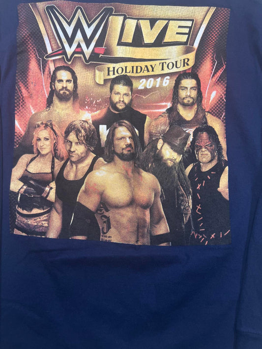 WWE Live Holiday Tour 2016 Men's Long Sleeve Shirt