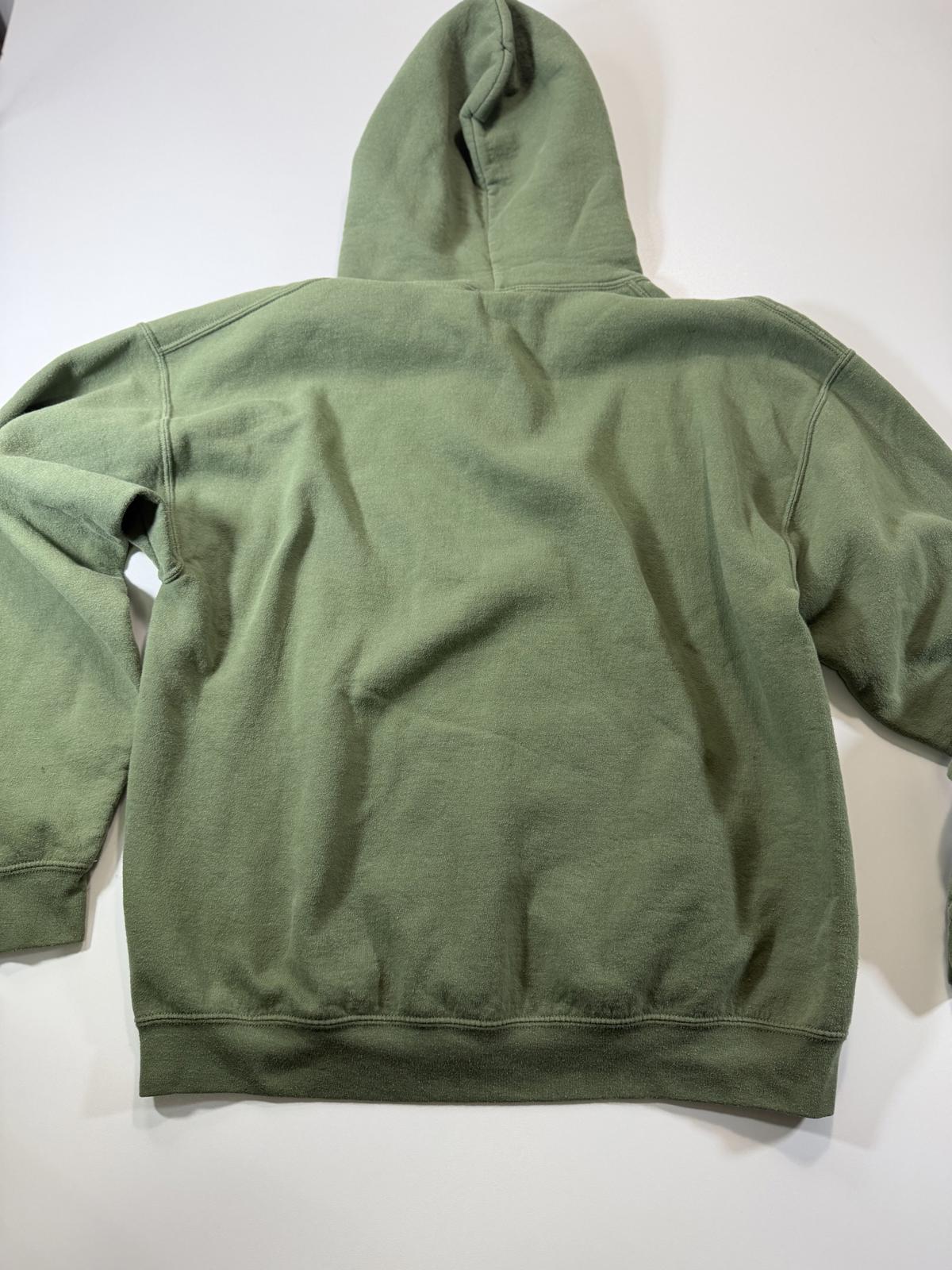 USMC Olive Green Hoodie Sweatshirt Large L