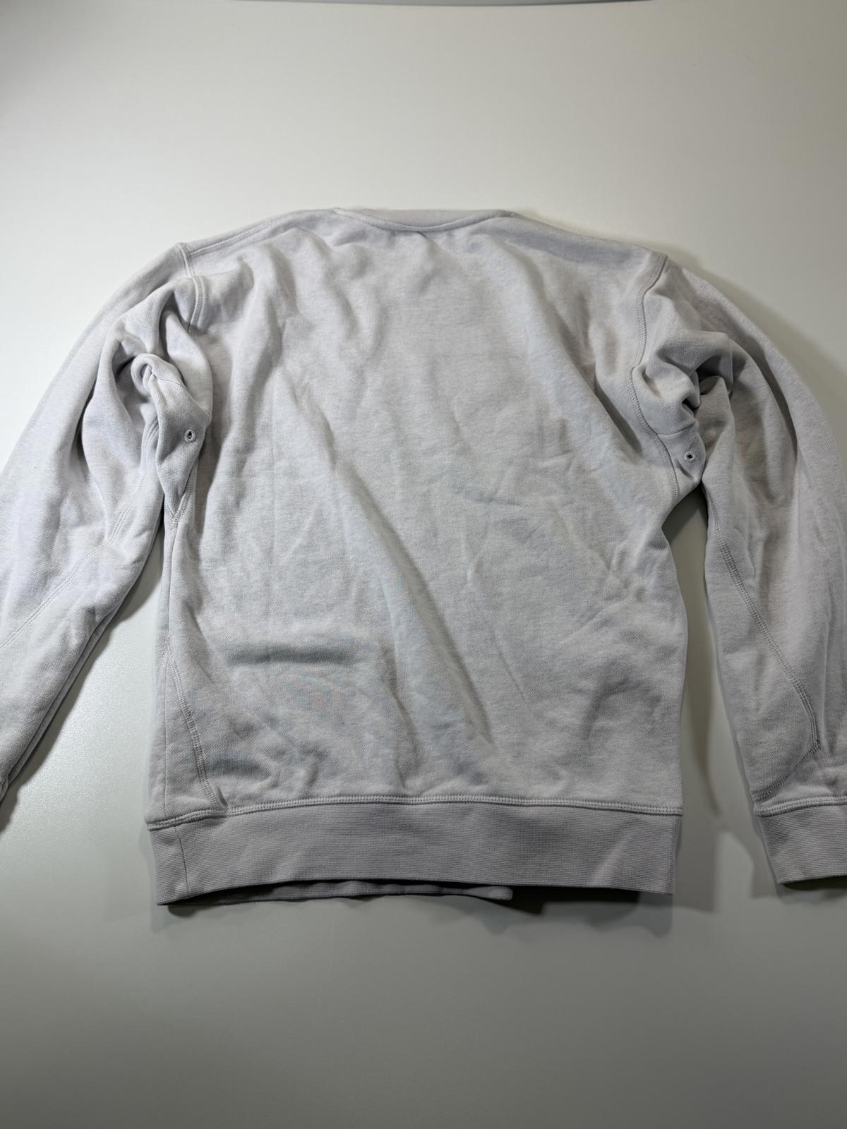 Nike Grey Crewneck Sweatshirt with Purple Logo M