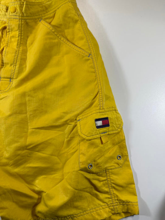 Tommy Hilfiger Yellow Cargo Shorts S