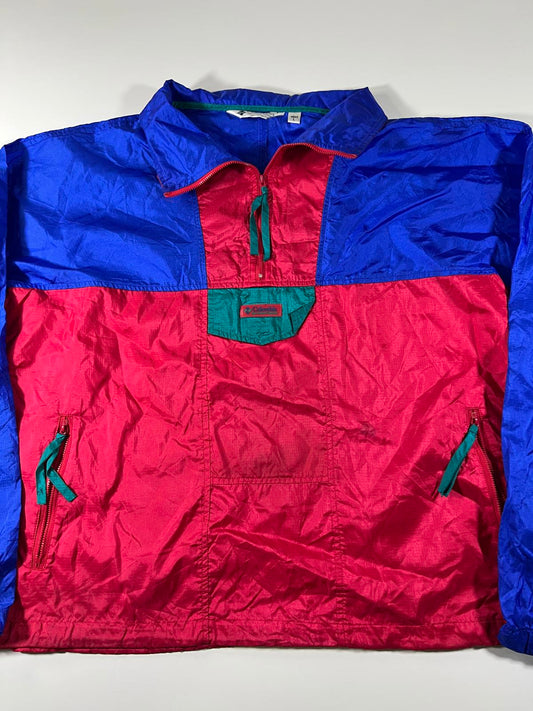 Columbia Vintage Colorblock Windbreaker Jacket L