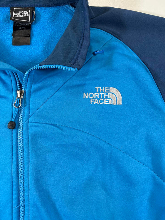 The North Face TKA Stretch Blue Full-Zip Jacket XL