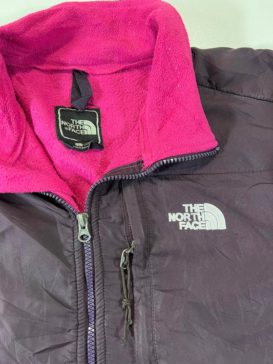 The North Face Ladies Fleece Jacket Pink and Black L