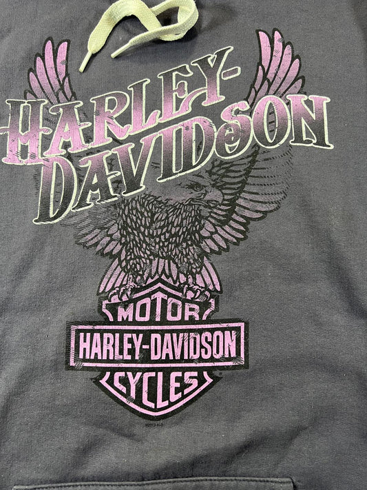 Harley-Davidson Purple Hoodie with Eagle Graphic women’s XL