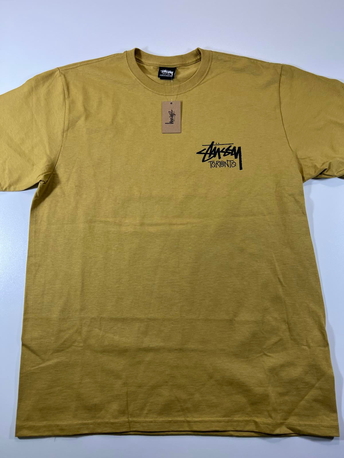 Stussy Toronto Logo T-Shirt Mustard Yellow M – Streetcvlture