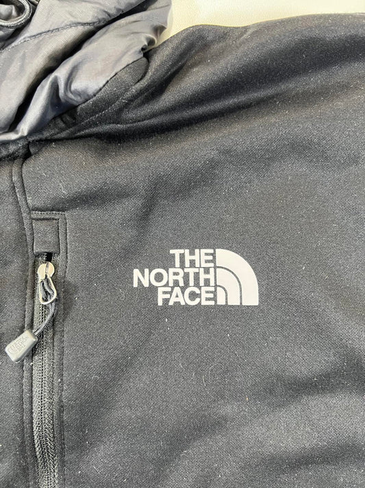 The North Face Men's Black Hooded Pullover Fleece Jacket L