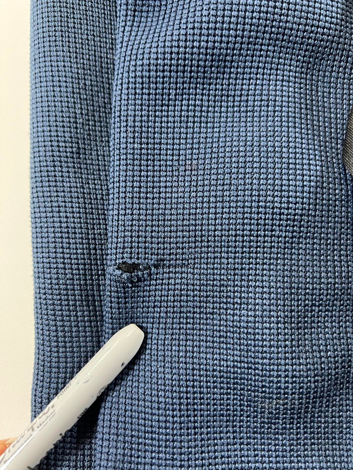 Spyder Men's XL Blue and Black Full-Zip Fleece Jacket