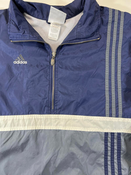 Vintage Adidas Men's Windbreaker Pullover Jacket Size XXG