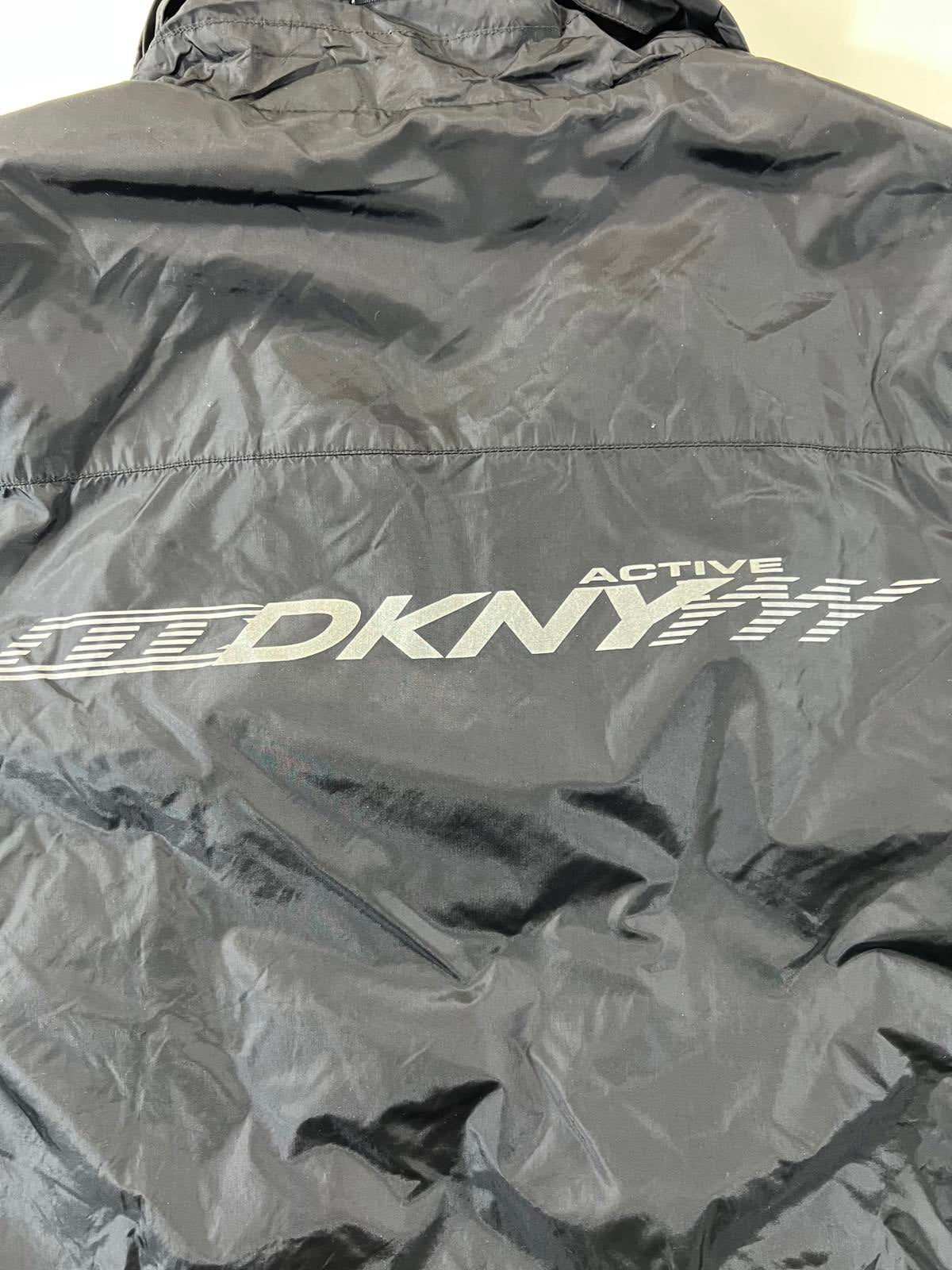 Vintage DKNY Active Black Sleeveless Puffer Vest L