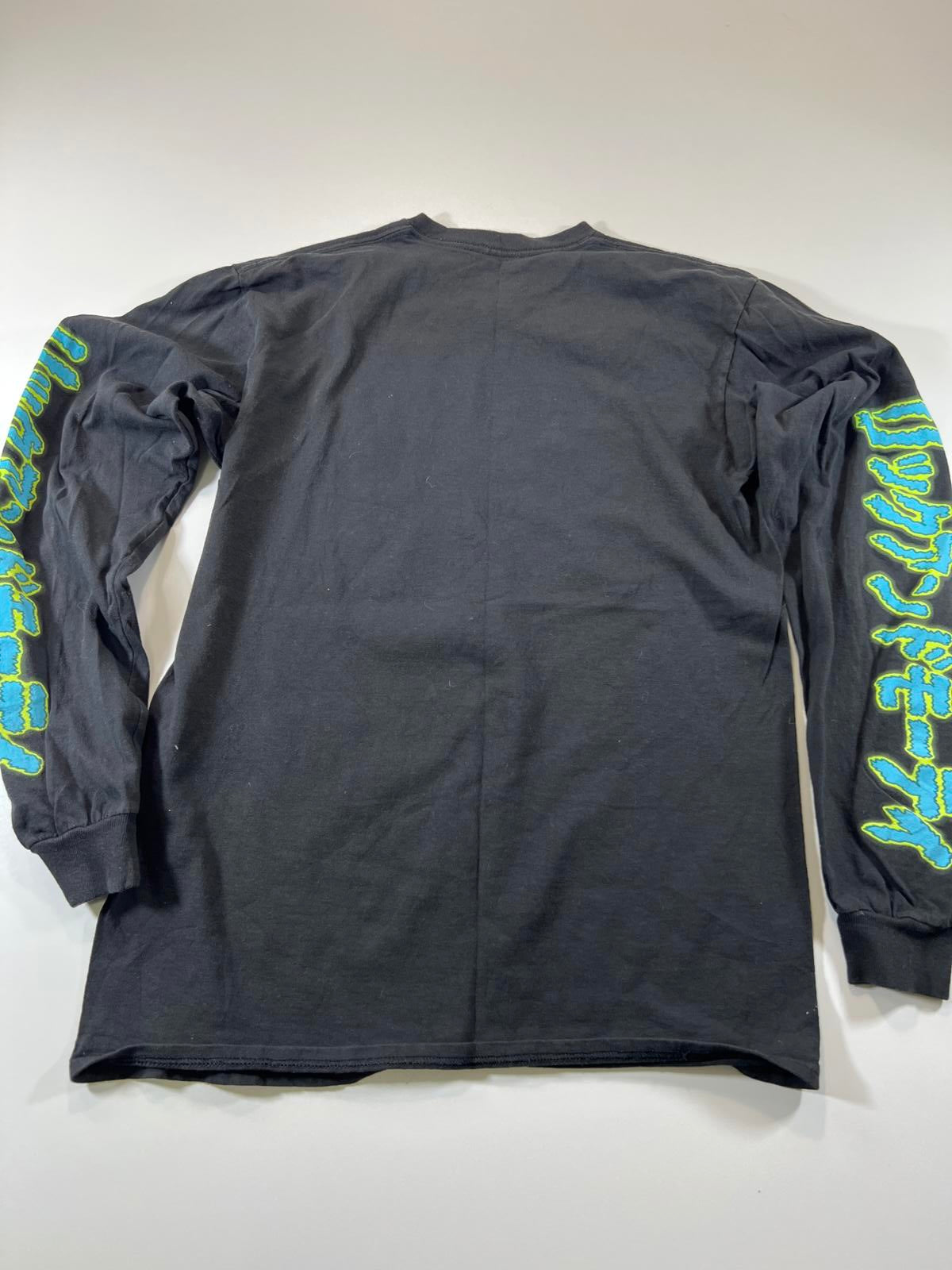 Rick and Morty Adult Swim Black Long Sleeve T-Shirt M