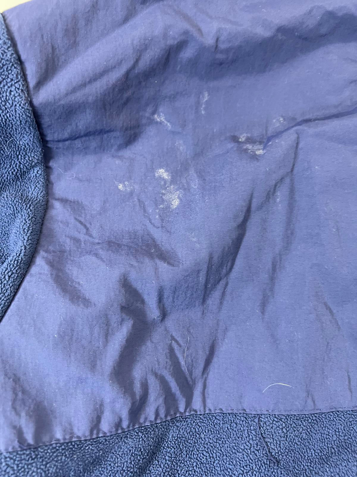 Retro Adidas Real Madrid Blue Fleece Jacket M