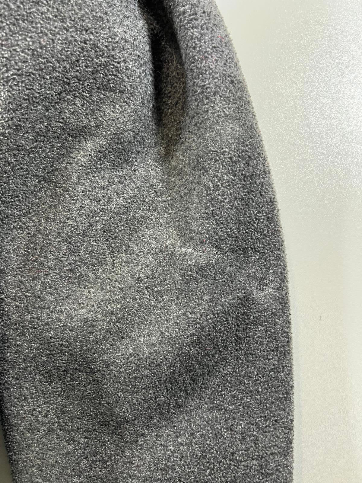 Vintage Chaps Ralph Lauren Grey Full-Zip Fleece Jacket Large