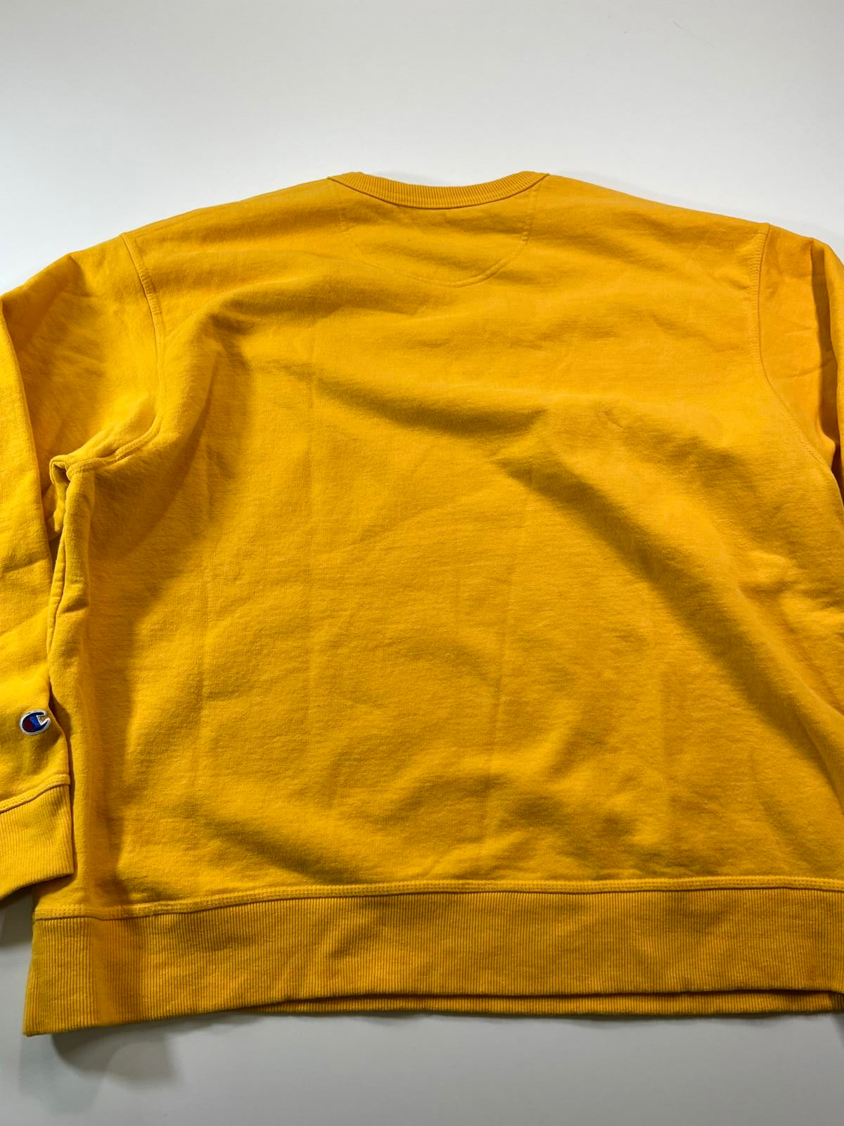 Champion Authentic Yellow Crewneck Sweatshirt 2XL