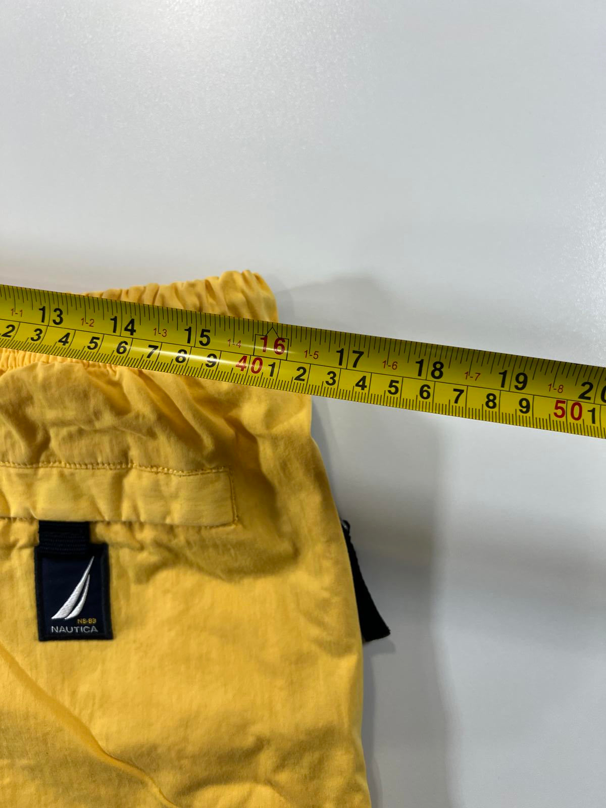 Nautica Yellow Men's Casual Shorts with Black Side Stripe