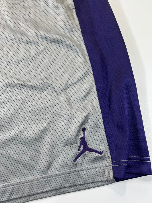 Jordan Men's Basketball Shorts Grey and Purple