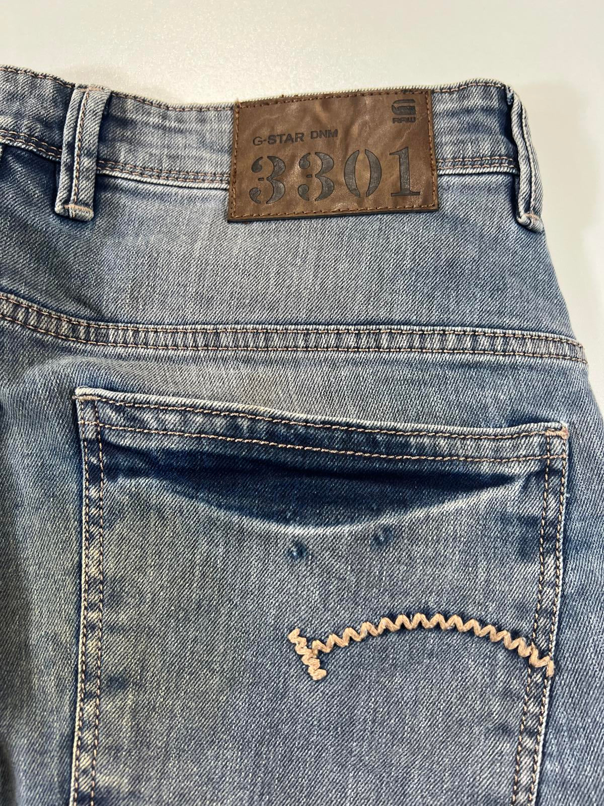 G-Star RAW Distressed Denim Shorts 32