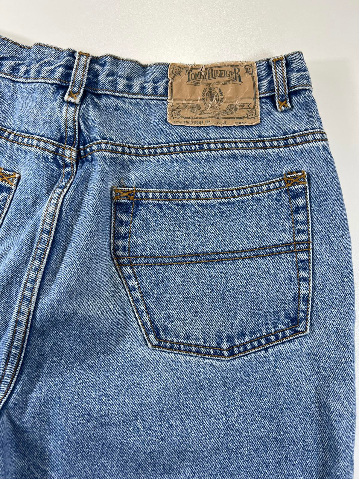 Tommy Hilfiger Vintage Light Blue Denim Shorts
