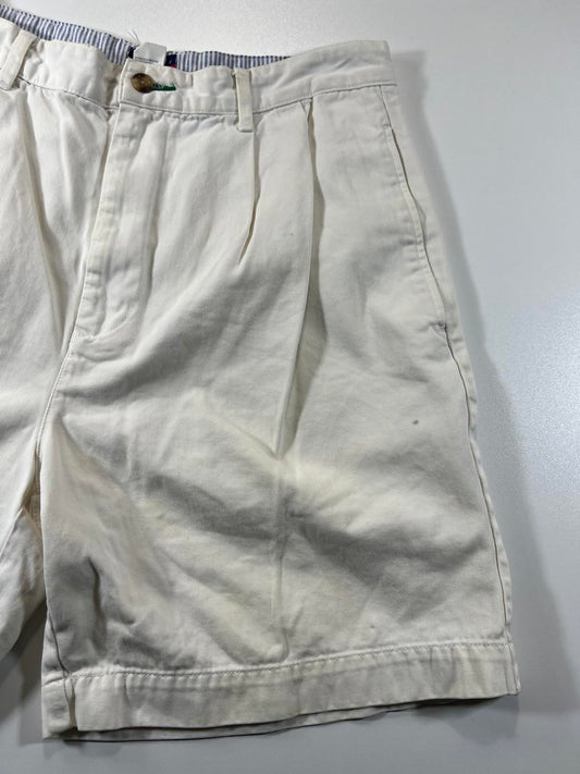 Vintage Tommy Hilfiger Classic White Pleated Shorts 33