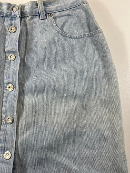 Vintage Gloria Vanderbilt Light Blue Denim Skirt