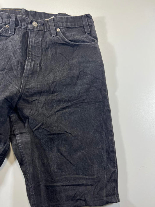 Vintage Levi’s 550 Black Denim Shorts 34