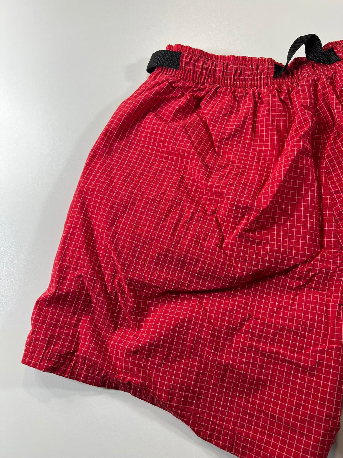 Vintage Retreat Sport Red Checkered Shorts