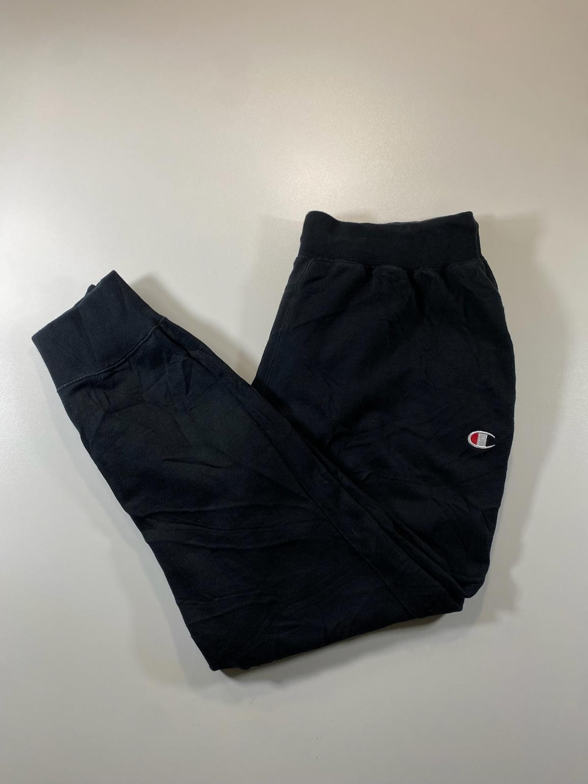 Champion Black Jogger Sweatpants L