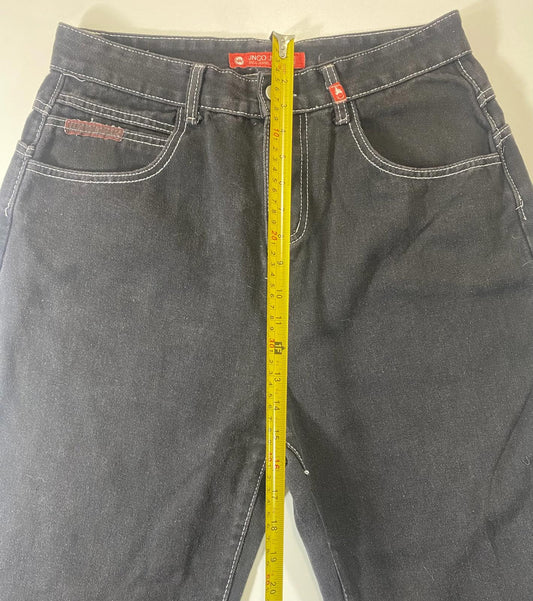 Vintage JNCO Black Wide Leg Denim Jeans 32