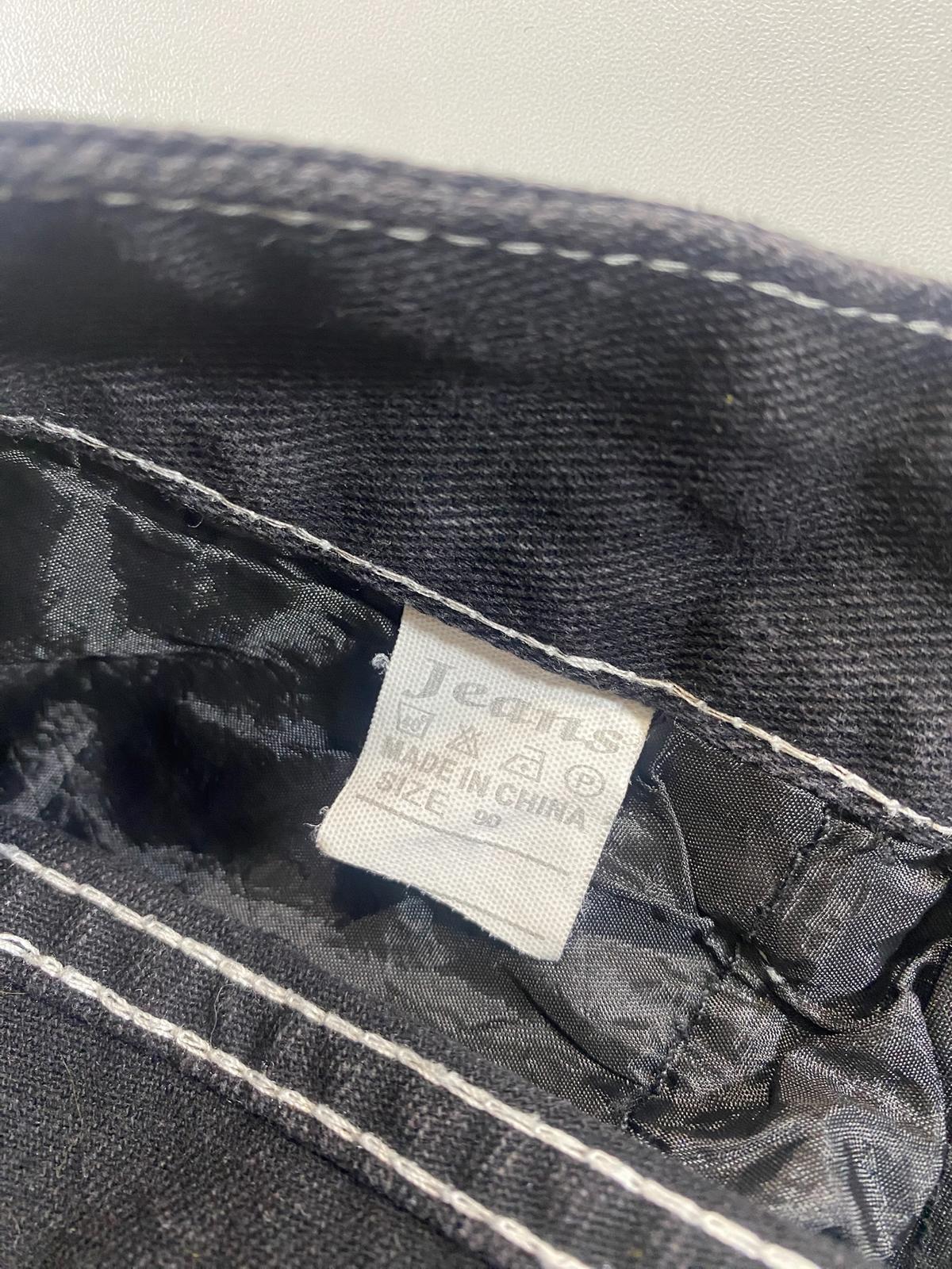 Vintage JNCO Black Wide Leg Denim Jeans 32