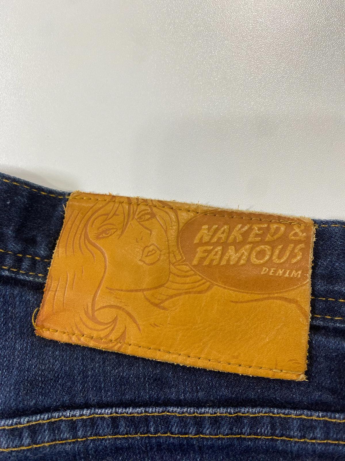 Vintage Naked and Famous blue denim 30