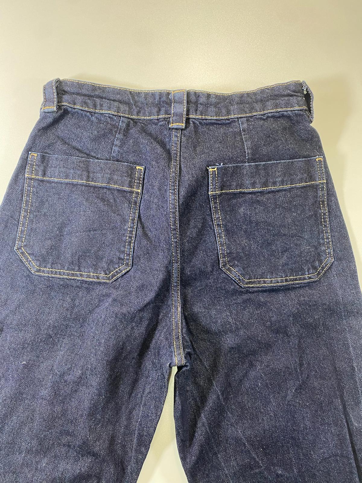 H&M Dark Blue Denim Jeans with Front Pockets 8