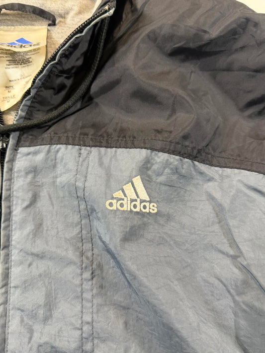 Adidas Men's Hooded Windbreaker Jacket Size M