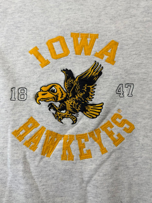 Iowa Hawkeyes Grey Crewneck Sweatshirt S