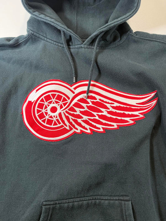 Detroit red wings Men's Medium Black hoodie M