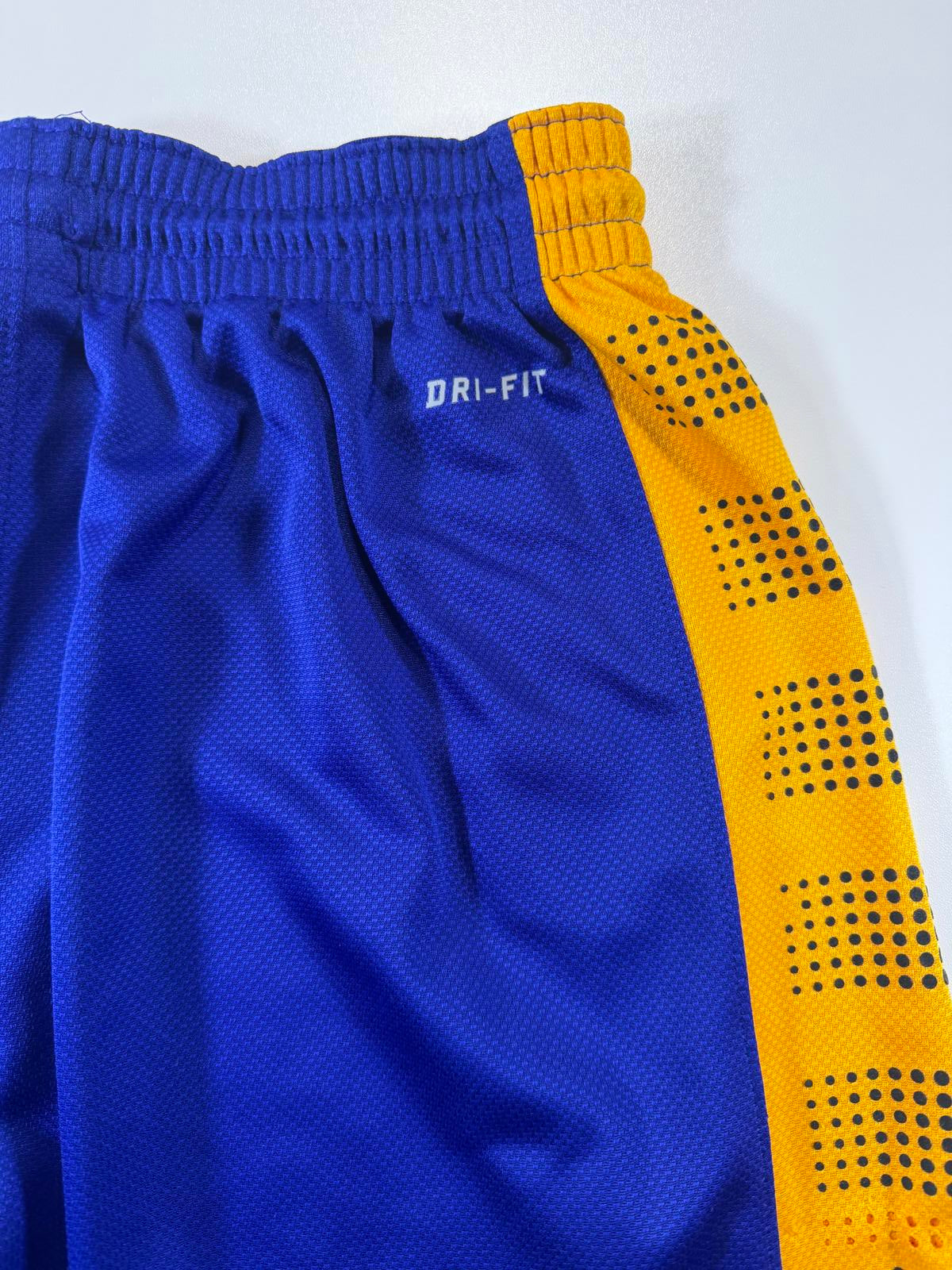 Nike Dri-FIT Men's Athletic Shorts Blue and Yellow M