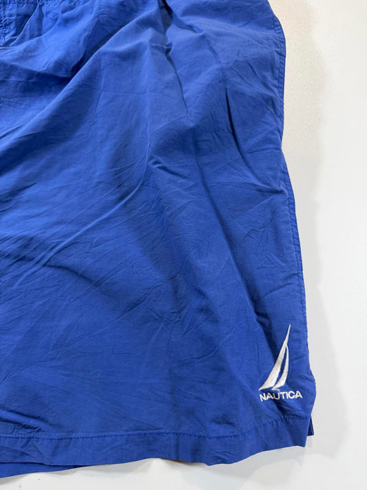 Nautica Men's Blue Swim Shorts with Yellow XXL