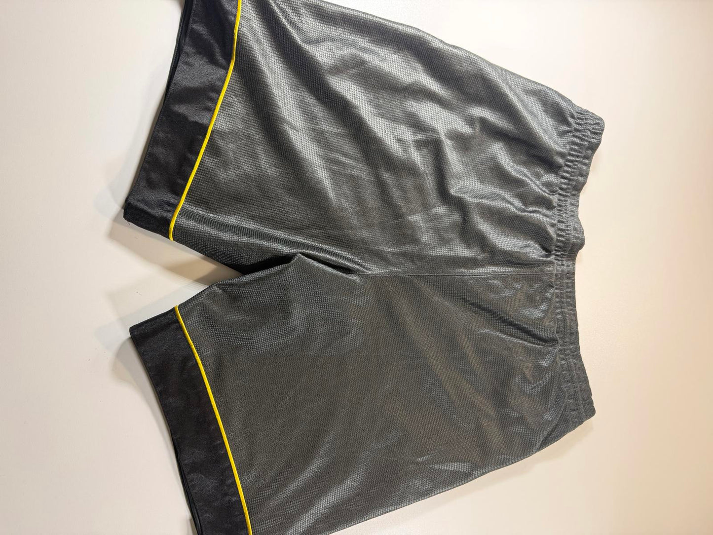 Nike Men's Athletic Shorts Black with Yellow Trim